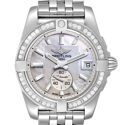 breitling galactic 36 mother of pearl|breitling galactic 36.